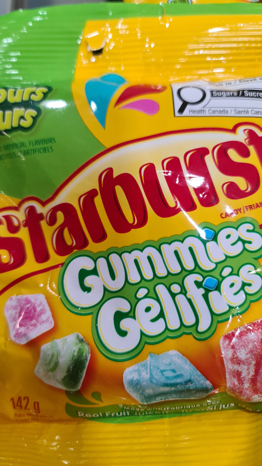 Starburst gummies sours 142g