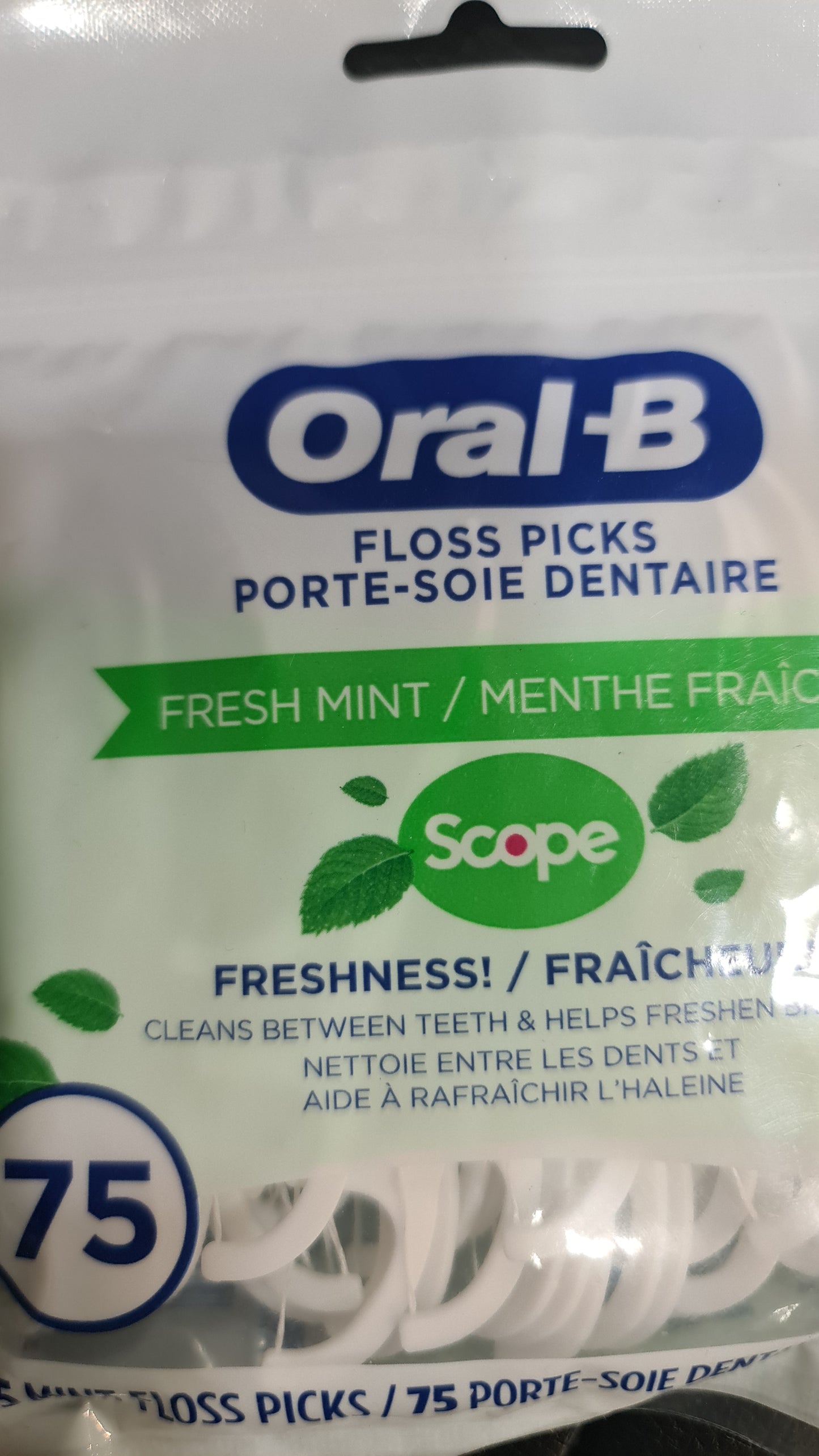 oral B Flosser Pick 75ct