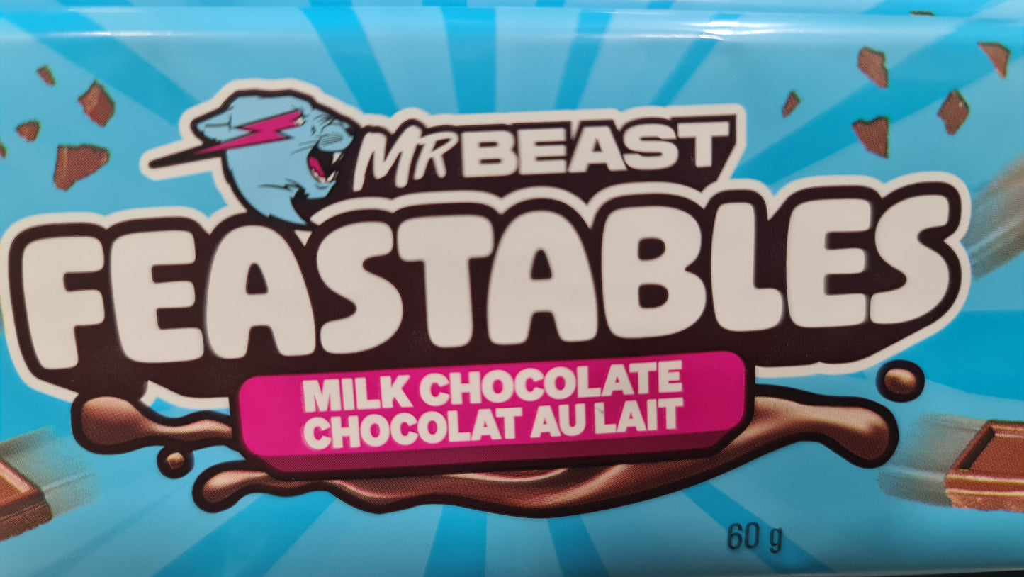 Mr Beast Feastables milk chocolate 60g