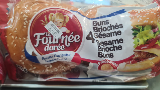 french burger buns sesame