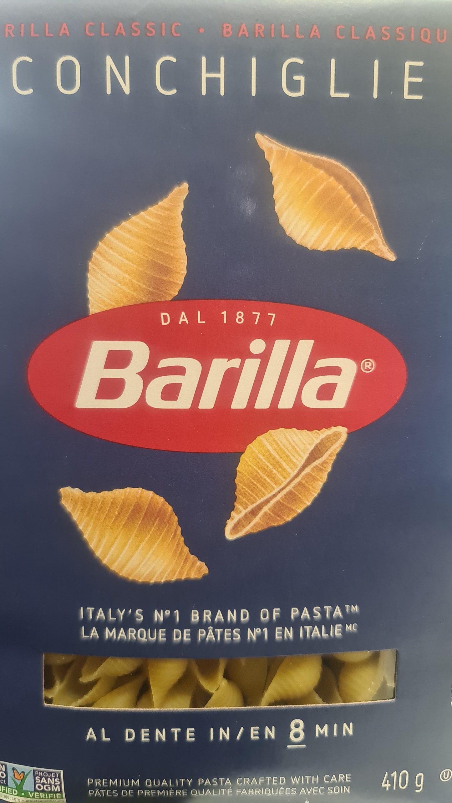 Conchiglie Barilla pasta 410g