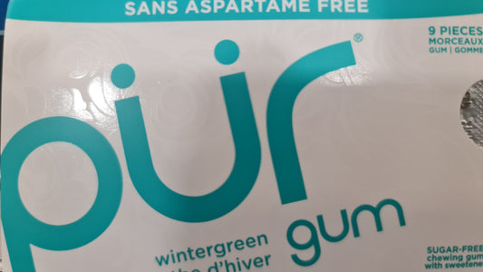 pur gum wintergreen