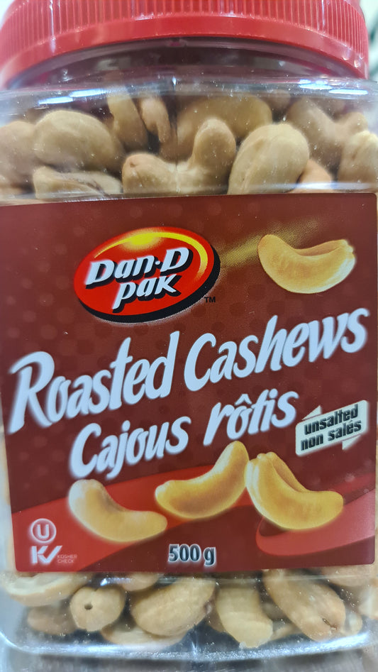 Roasted CASHEWS unsalted 500g