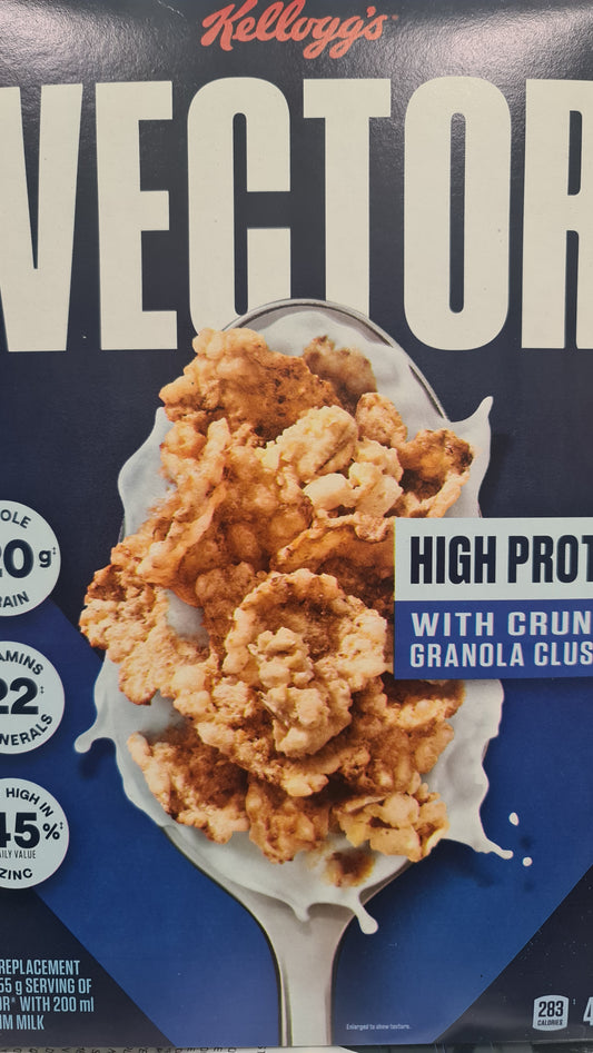 Kellogg Vector high protein with crunchy 400g