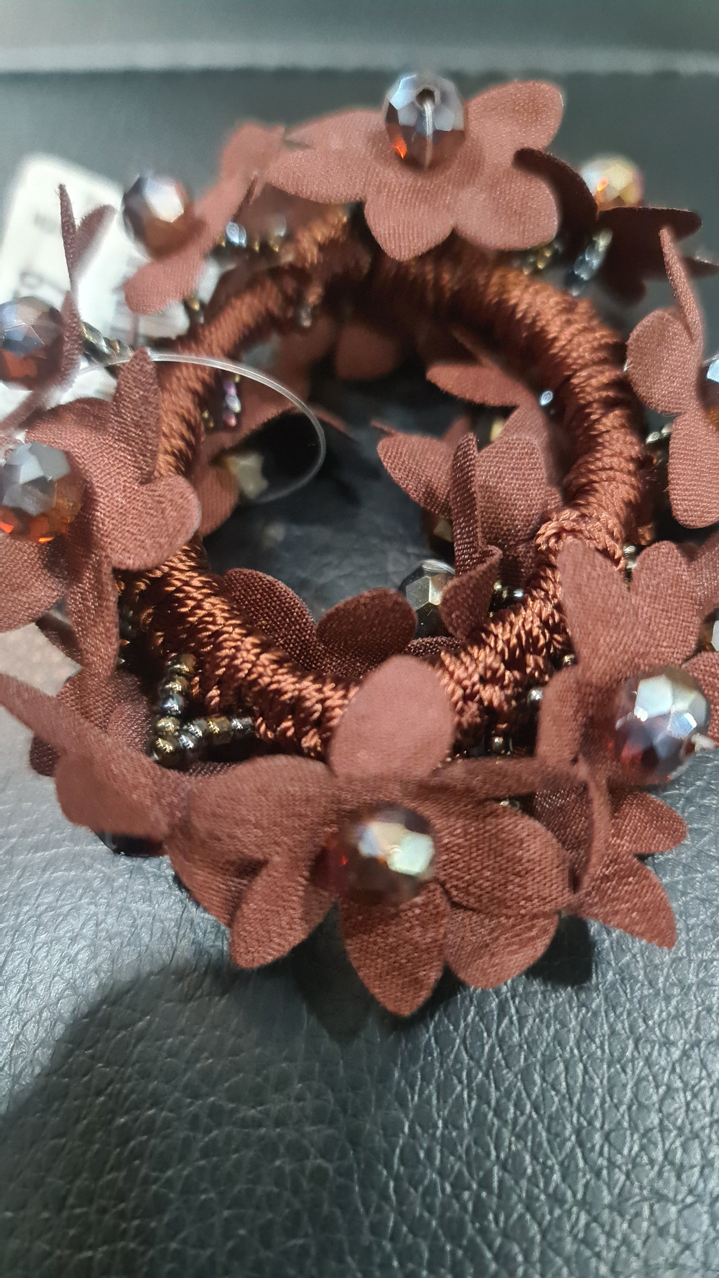 Pony tail holder flowers