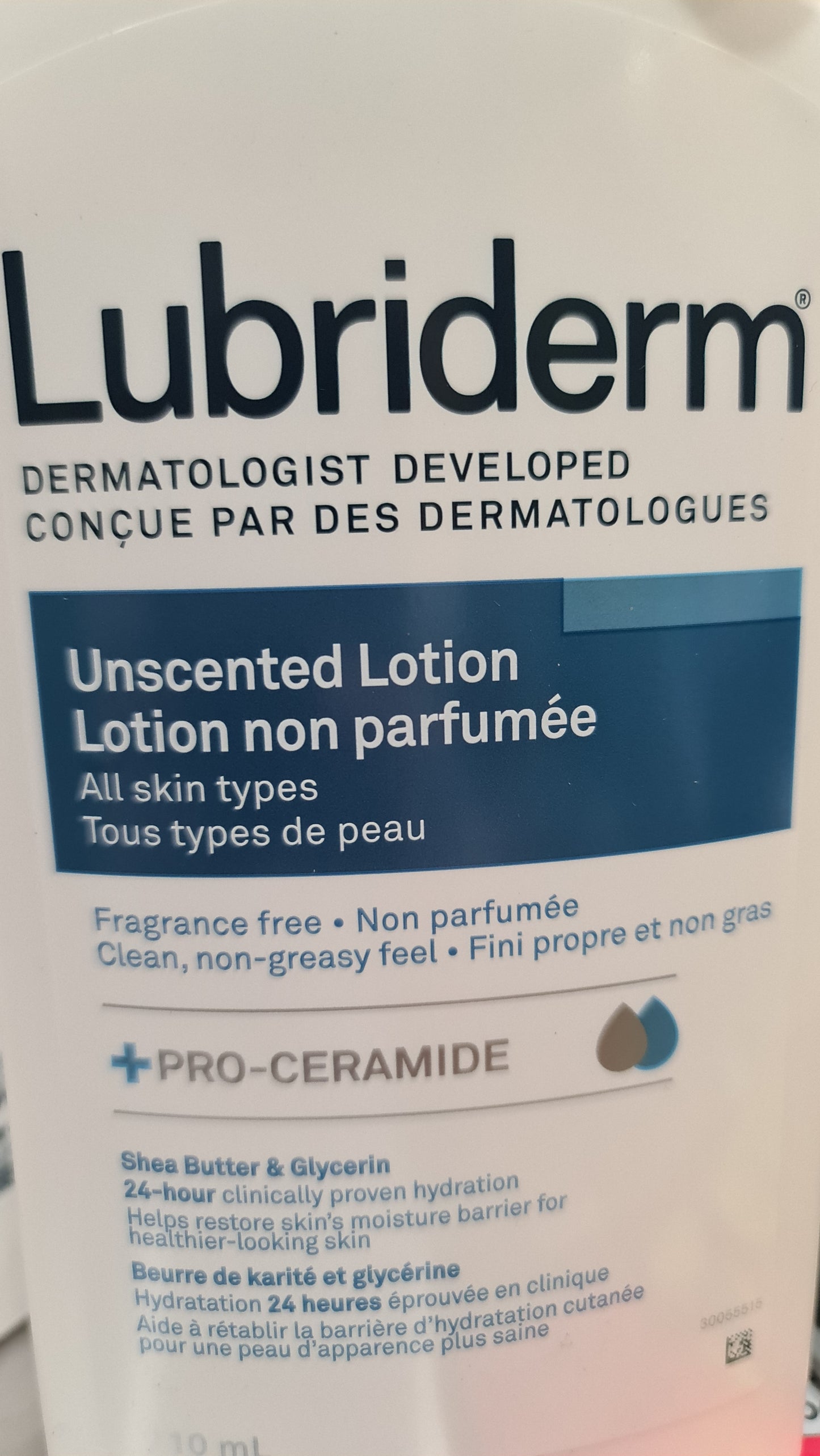 Lubriderm unscented lotion 710ml