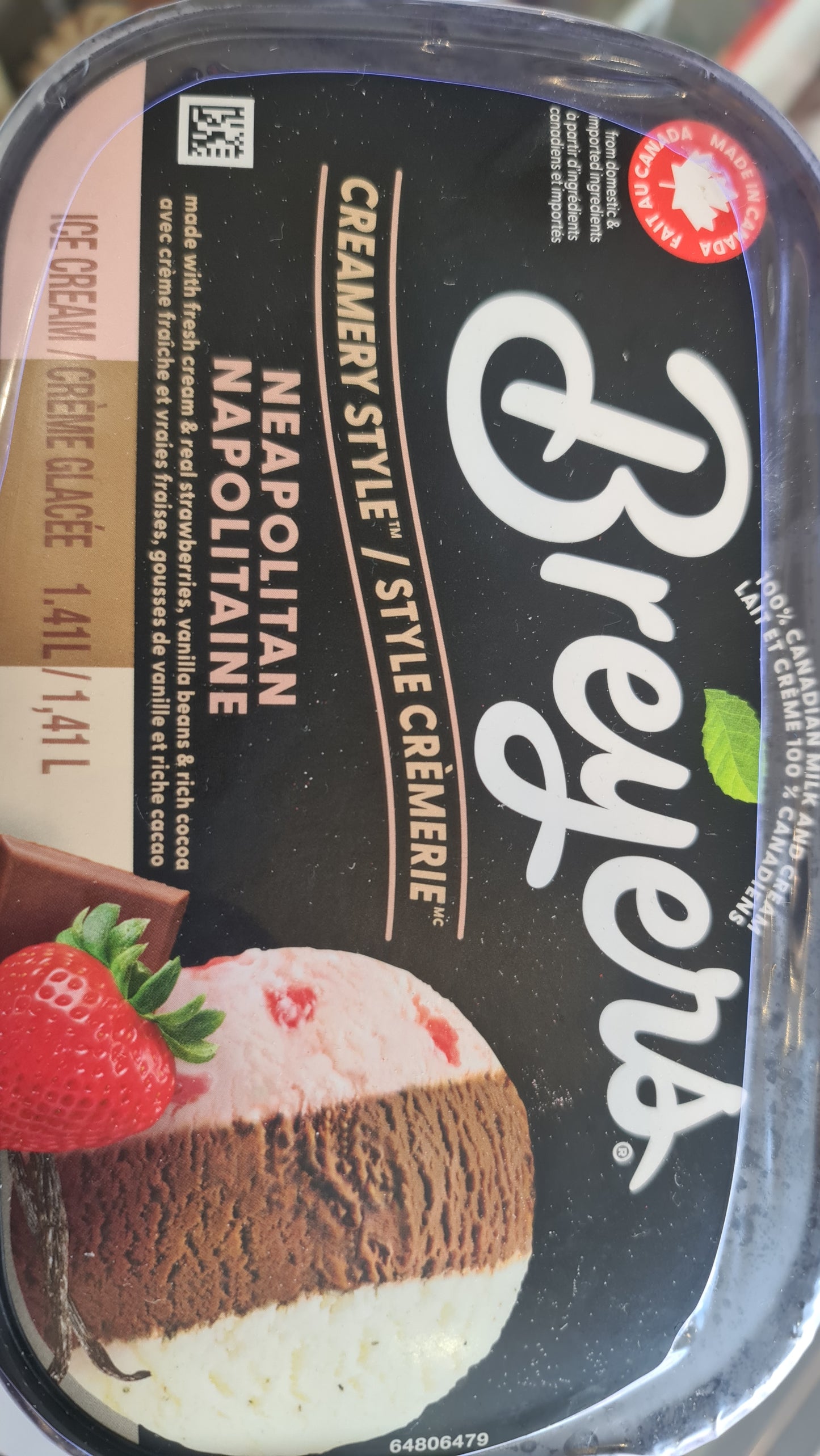 Breyers Neapolitan ice cream 188ml