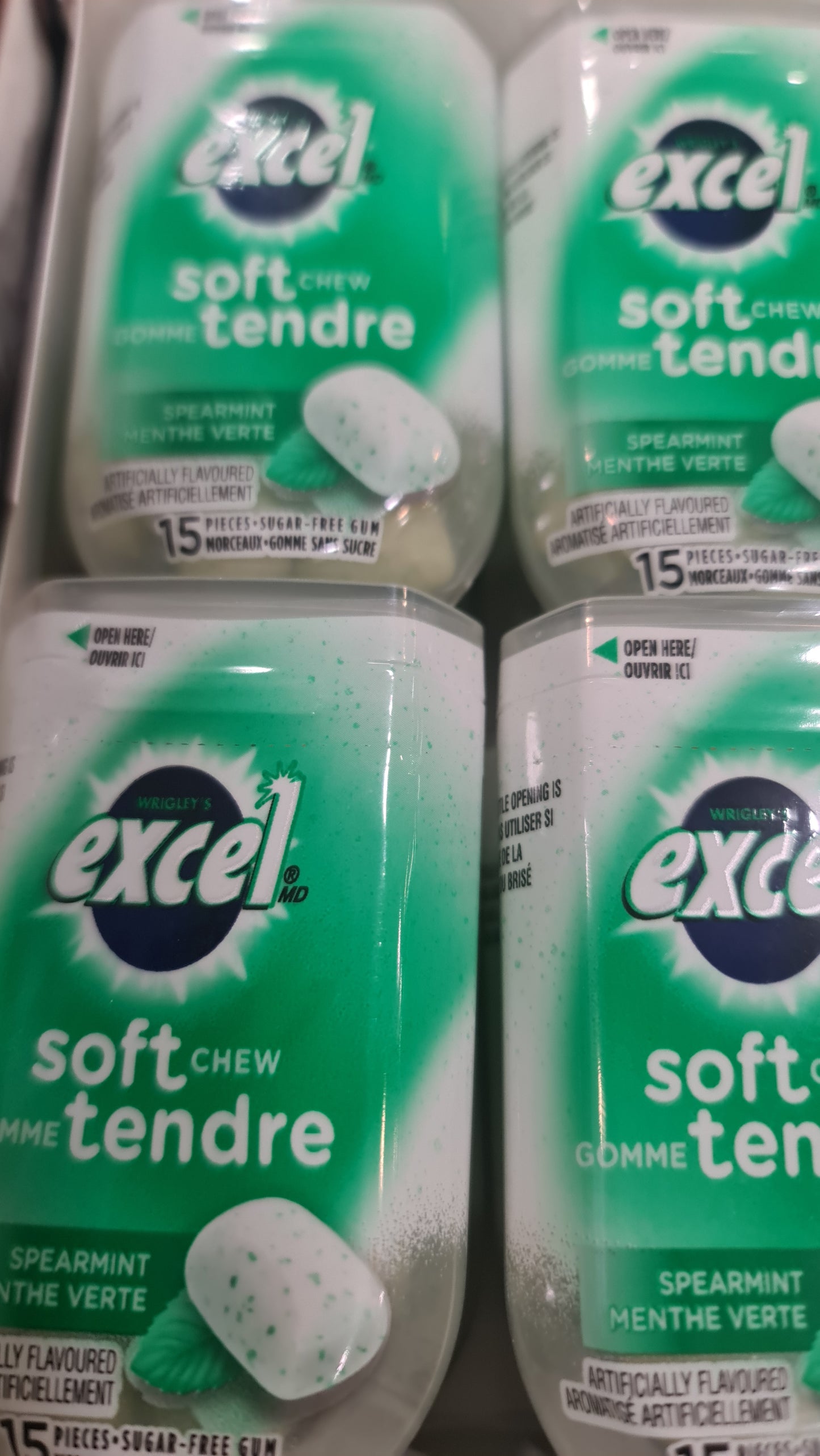 Excel soft chew spearmint (15/box)