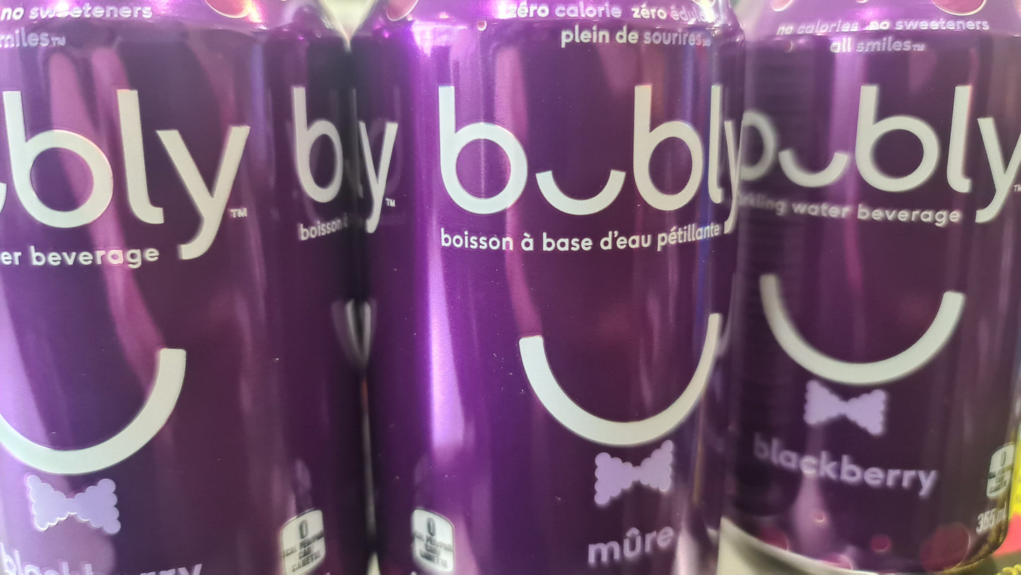 Bubly blackberry 355ml CAN