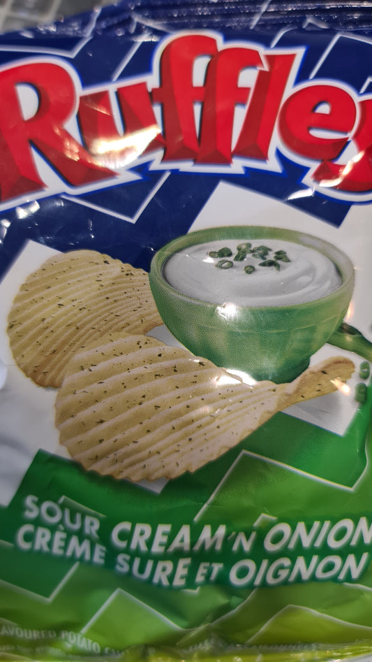 Ruffles sour cream n onion 28g