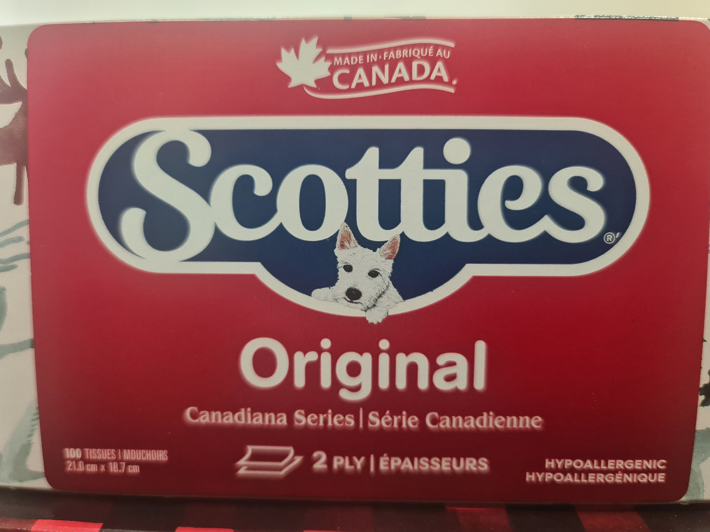 Scotties tissue 100 sheets