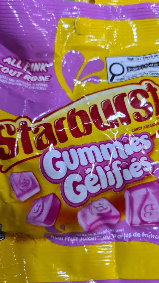 Starburst gummies pink 142g