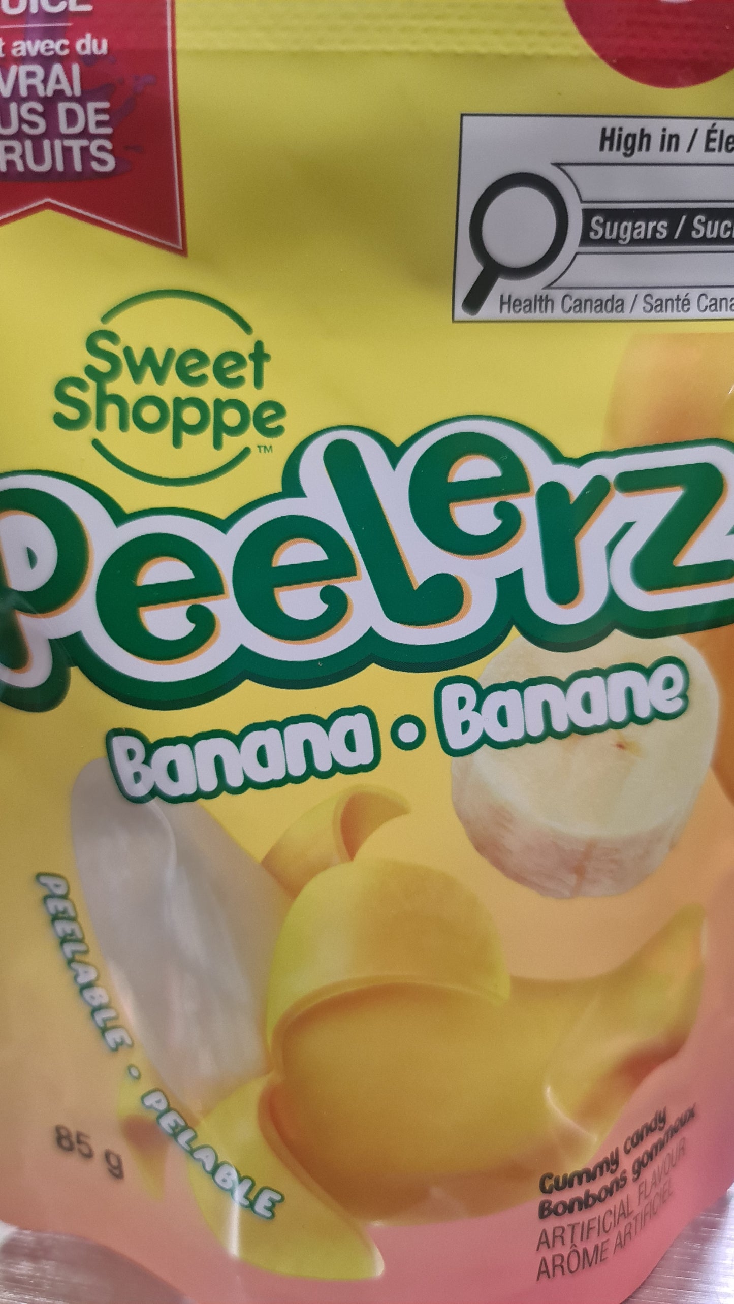 Peelerz banana gummy candy 85g