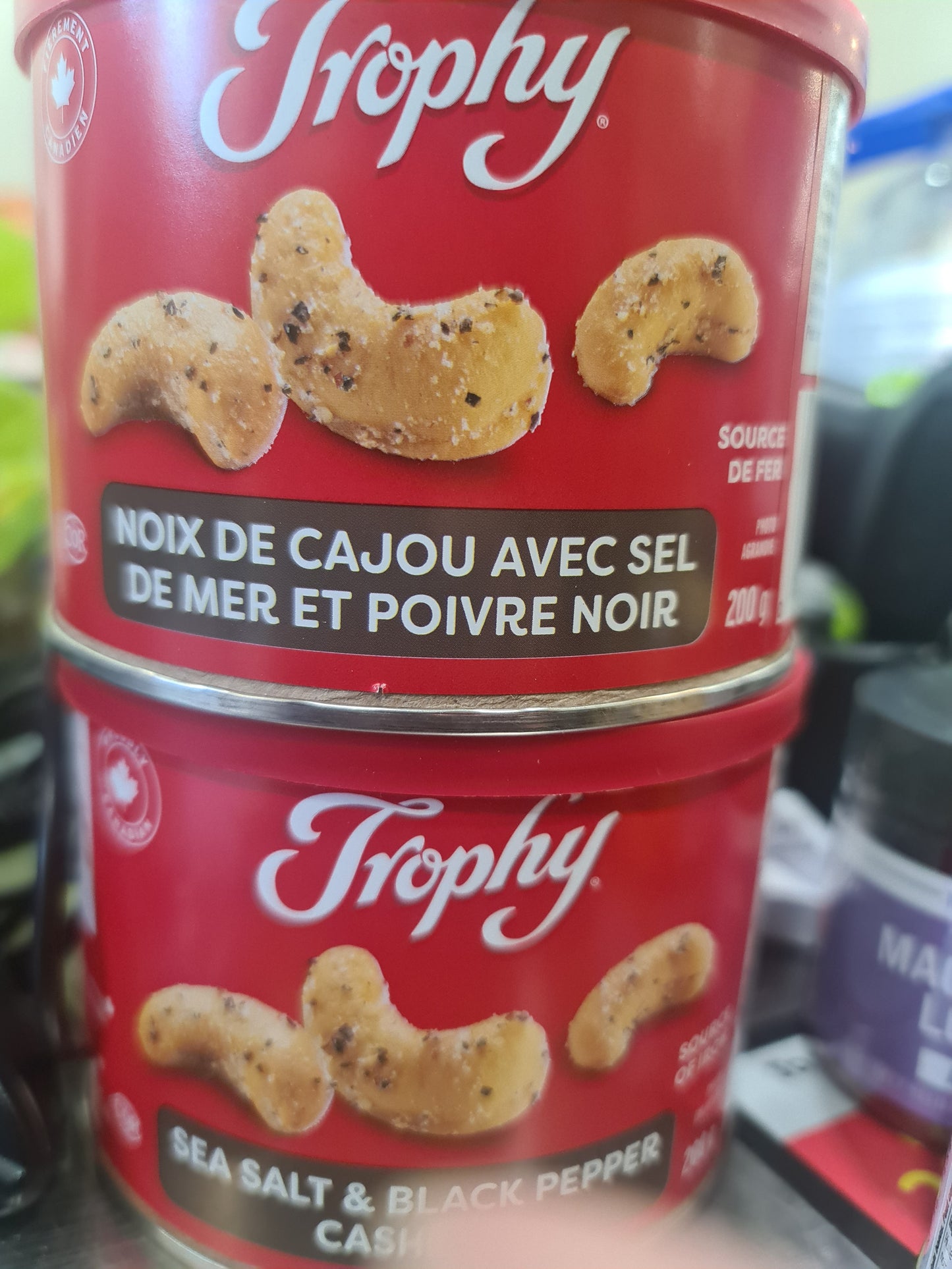 Trophy sea salt cashews 200g