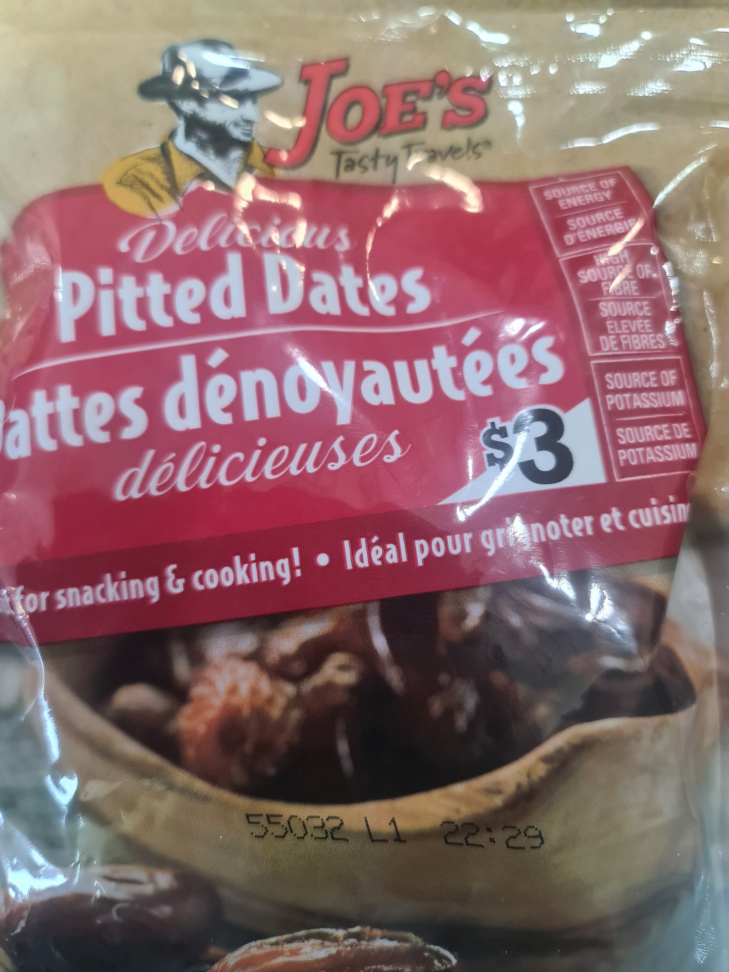 Joe's pitted dates 500g