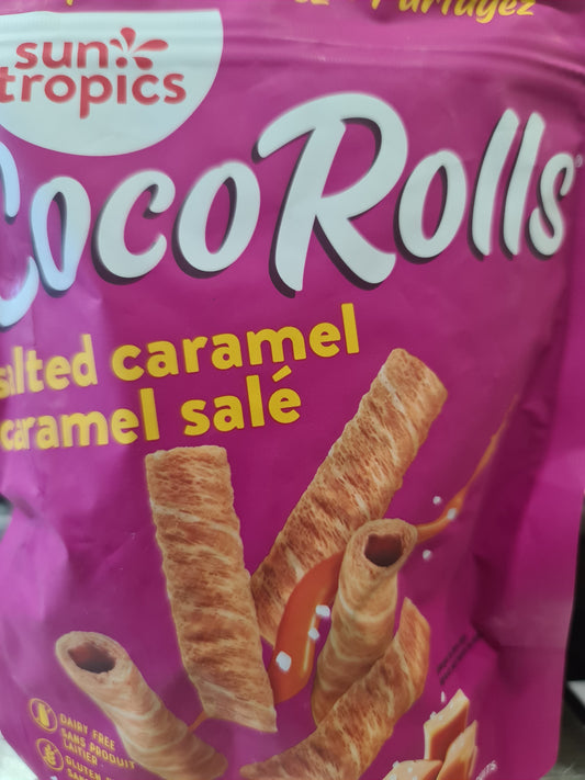 Coconut rolls salt caramel 100g