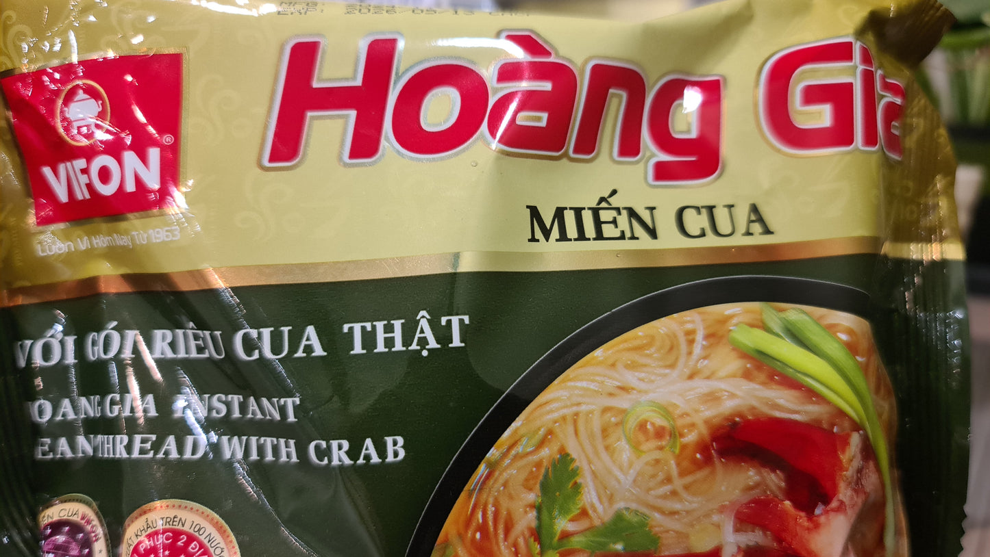 VN instant bean thread wt crab 105g