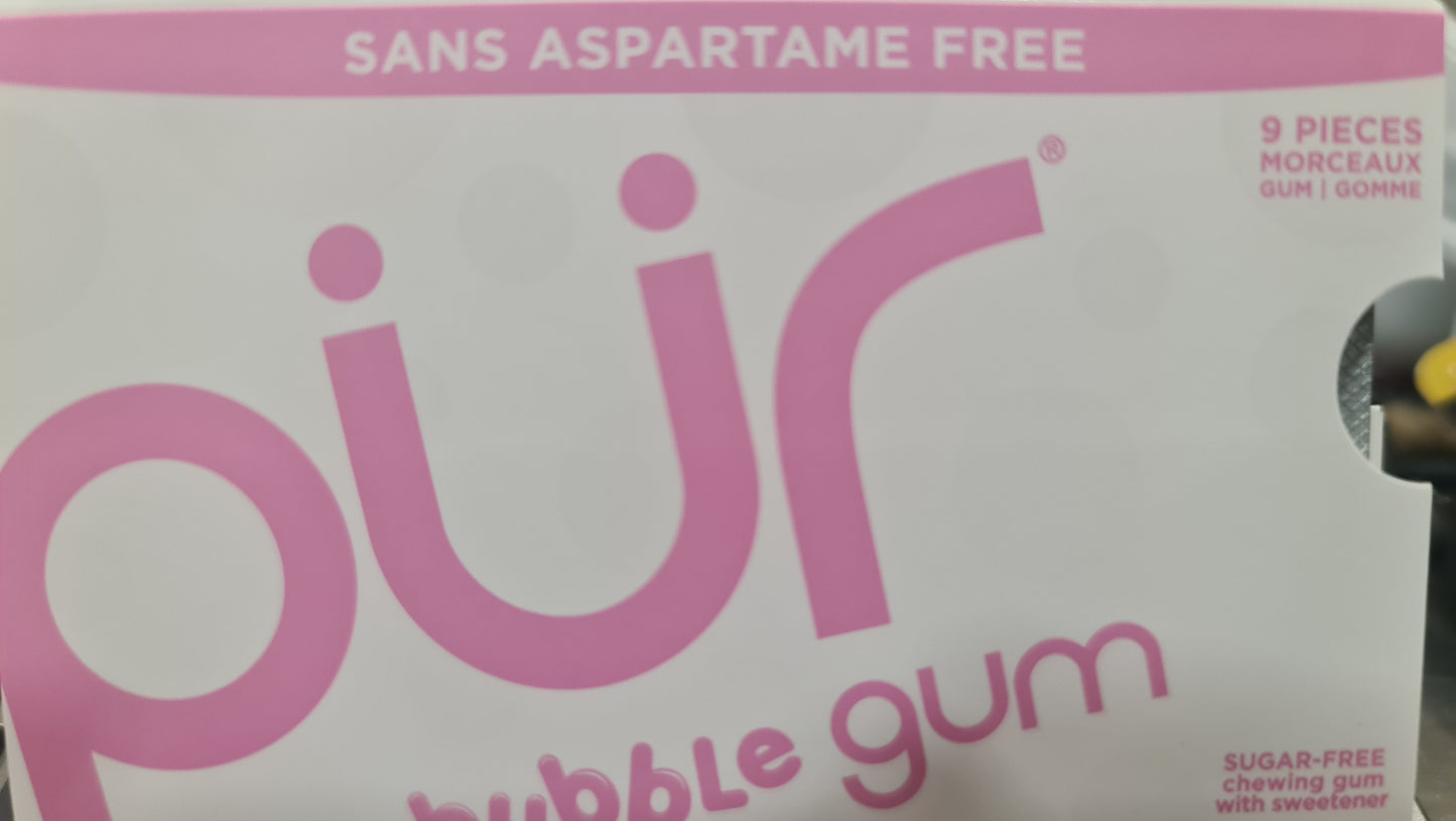 pur gum bubblegum