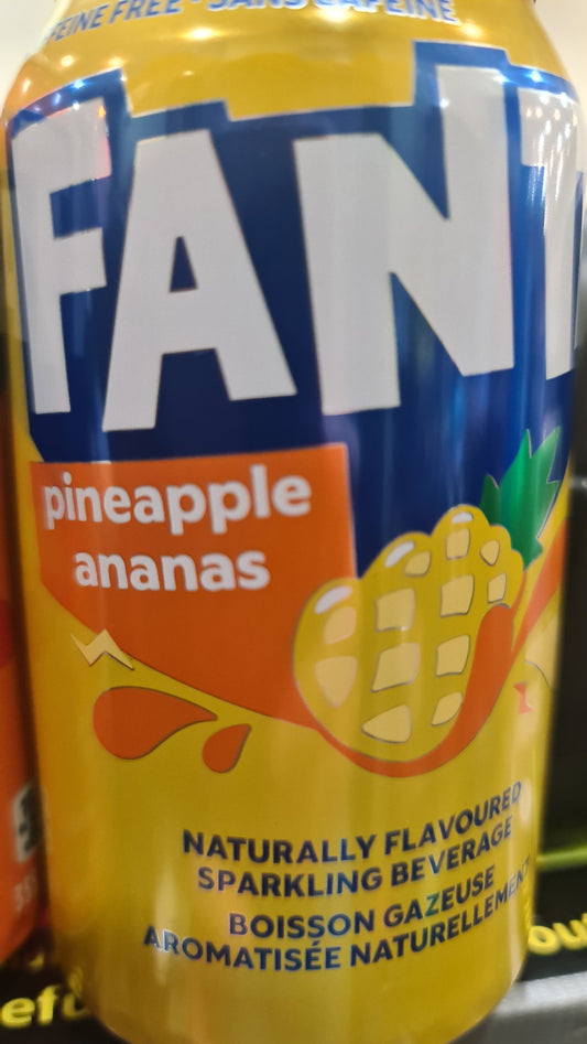 Fanta pineapple 355ml can