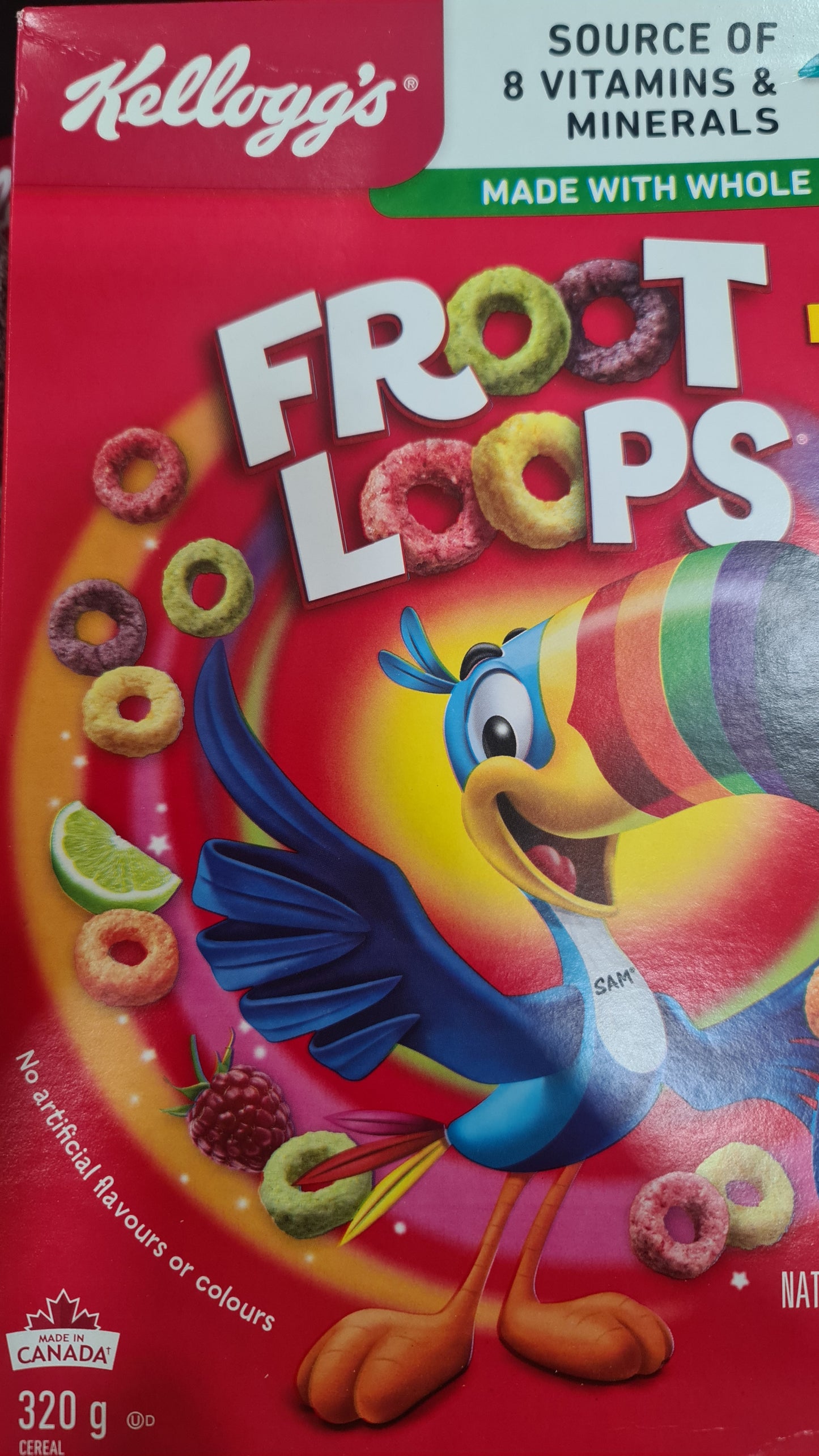 Kellogg frosted flakes Minecraft cereal 340g