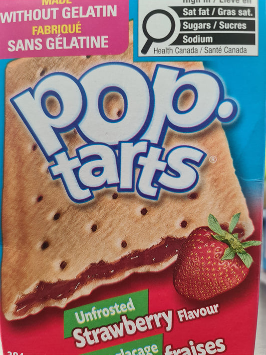 POP Tarts strawberry 384g (8 pastrie)