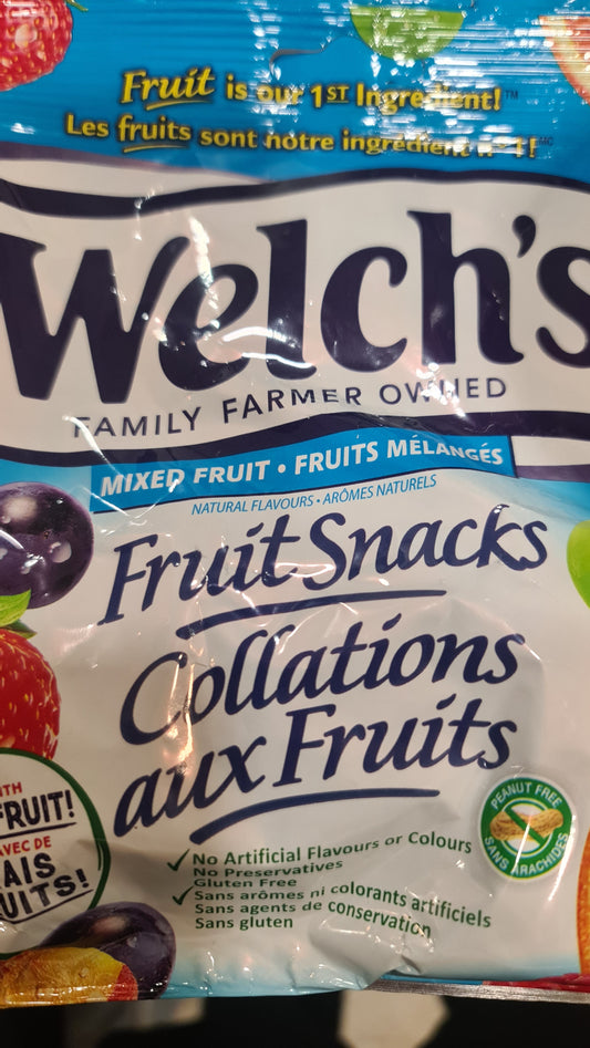 Welch mixed Fruit Snacks bag 140g