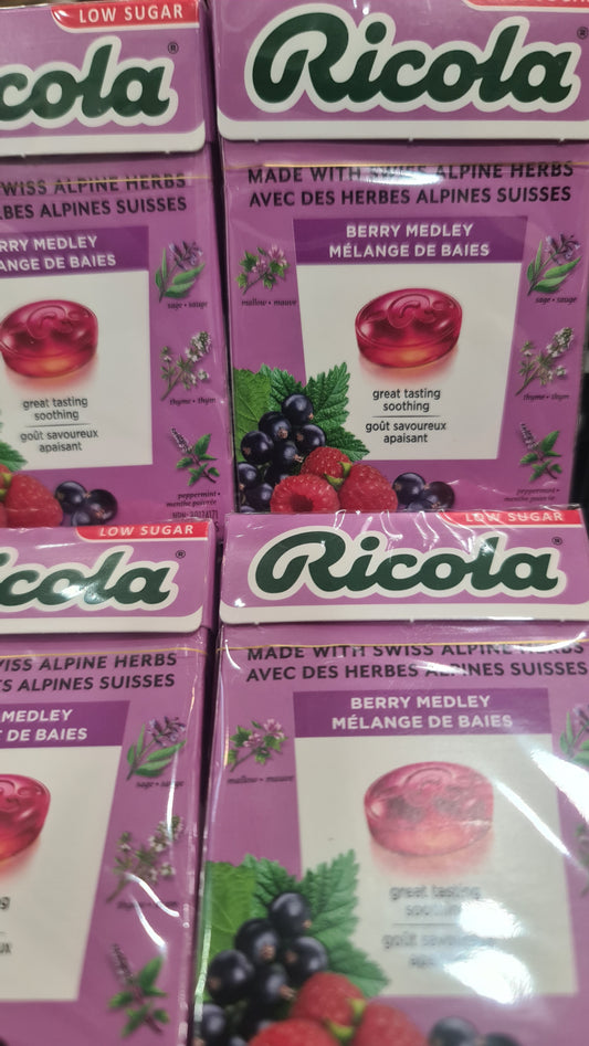 Ricola berry 18 lozenges