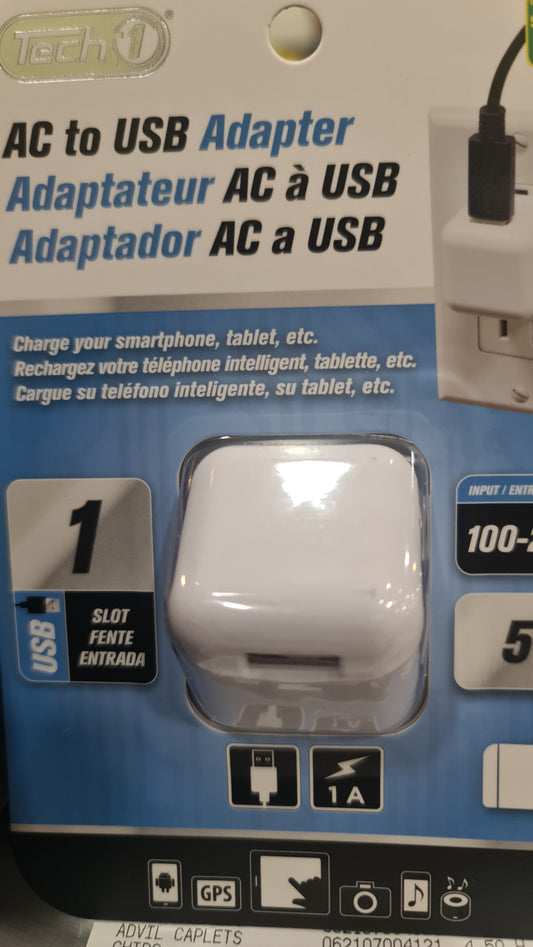 AC to USB adapter