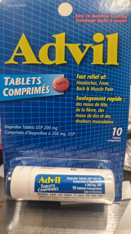 Advil 10/pack