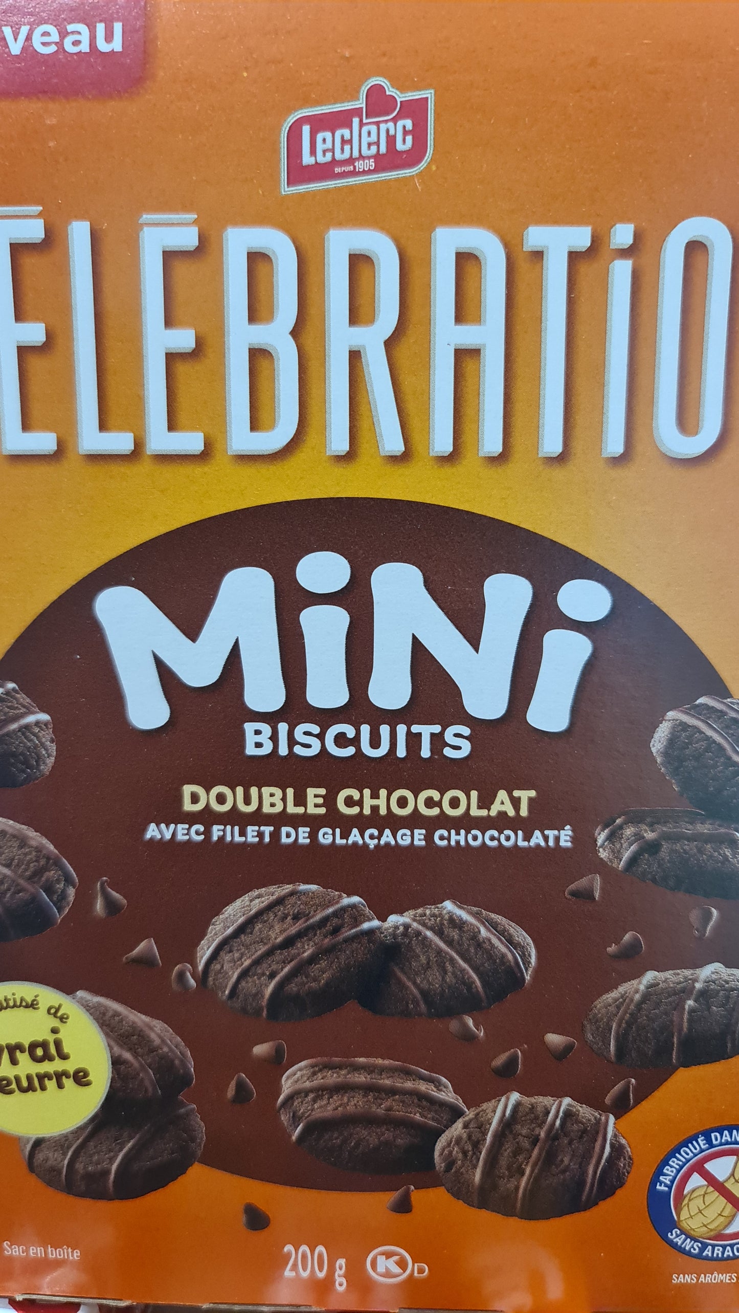 Celeb Mini cookies double choco 200g