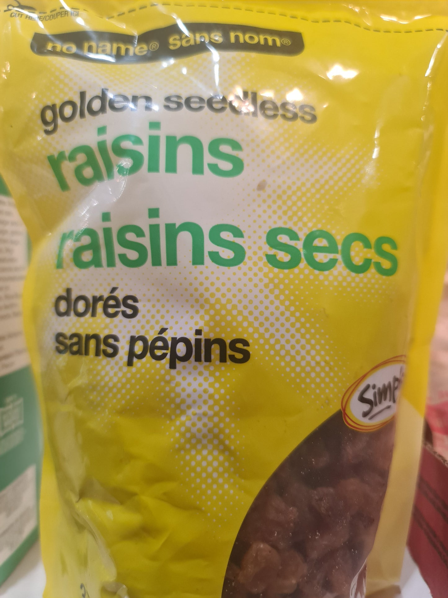 no name golden RAISINS 375g