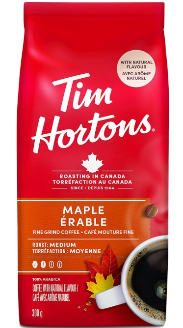 Tim Hortons maple blend coffee 300g