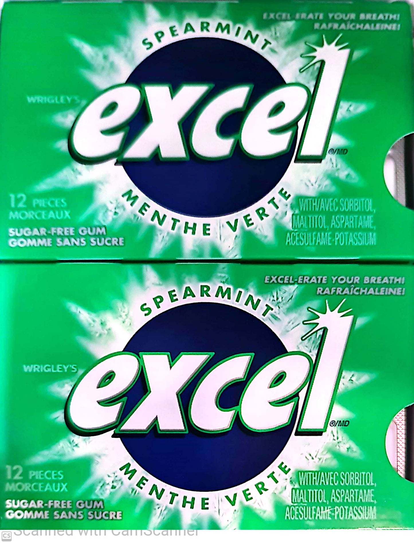 Excel Spearmint (12/box)