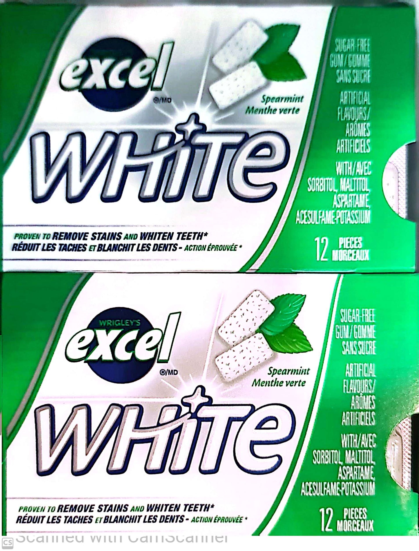 Excel White Spearmint (12/box)