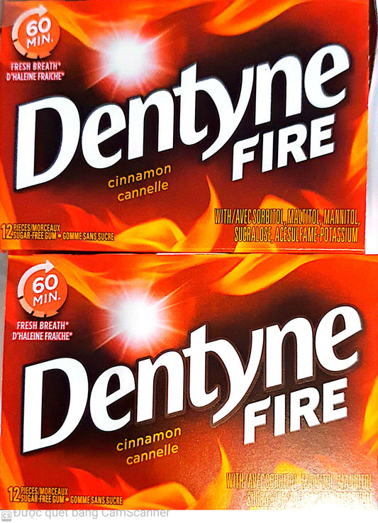 Dentyne Fire cinnamon (12/box)