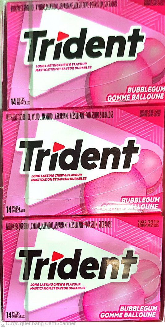 Trident Bubblegum (12/box)