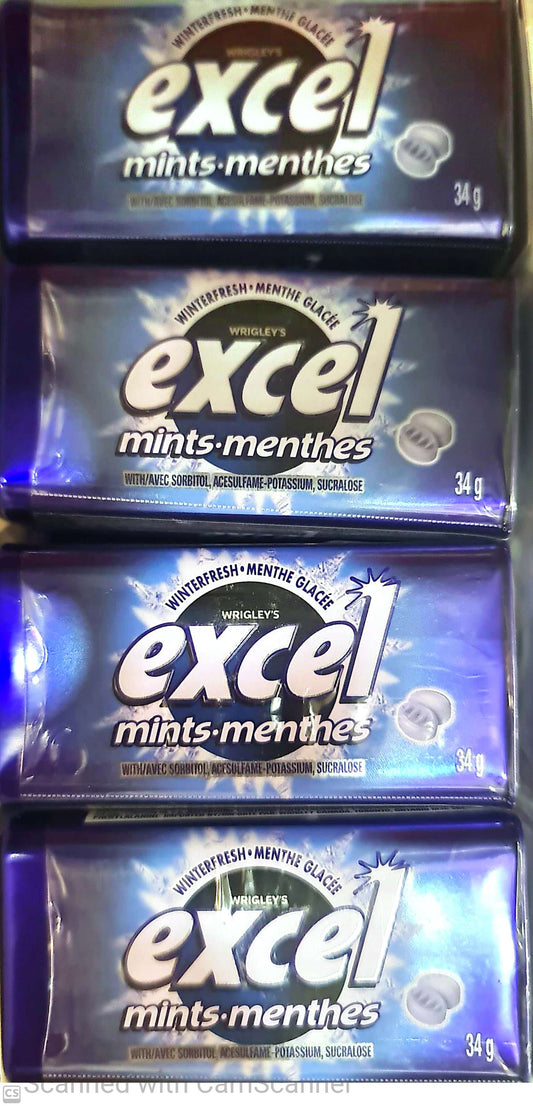 Excel winter fresh tin 34g