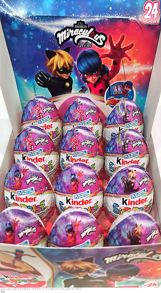 Kinder Surprise egg girls single (24/box)