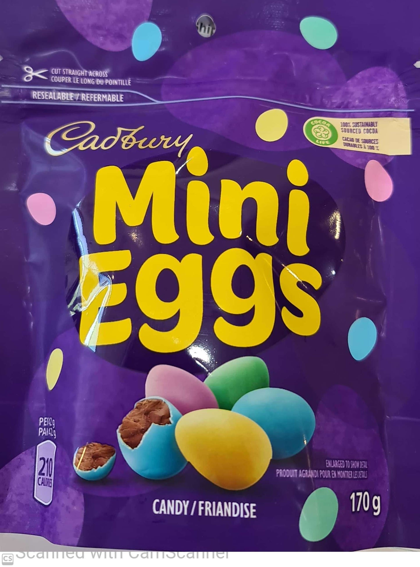 Cadbury mini eggs pouch 170g