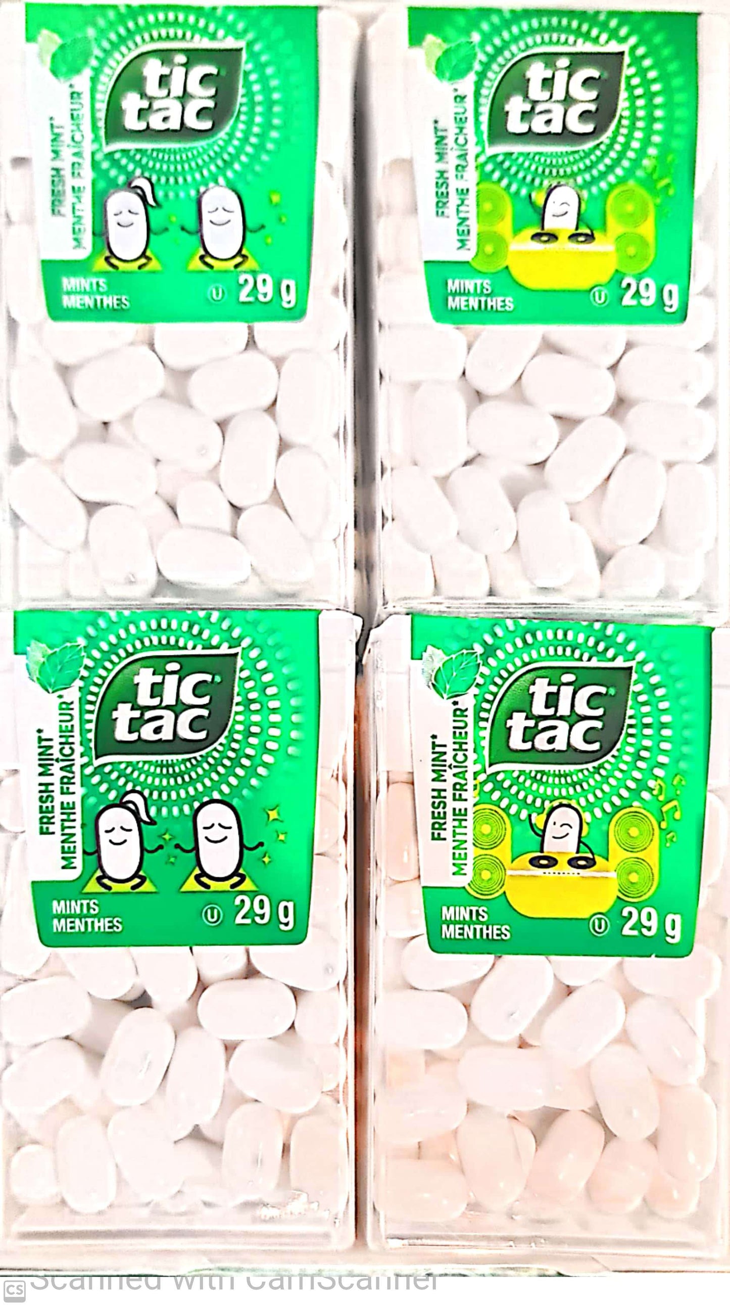 Tic tac fresh mint white pkg 29g