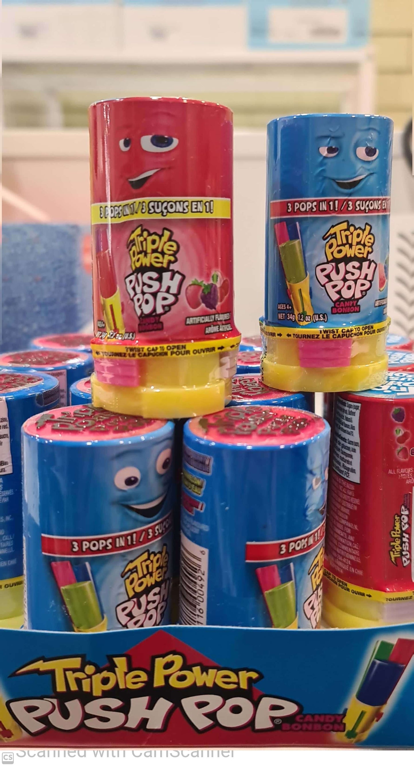 Push Pops triple power 34g