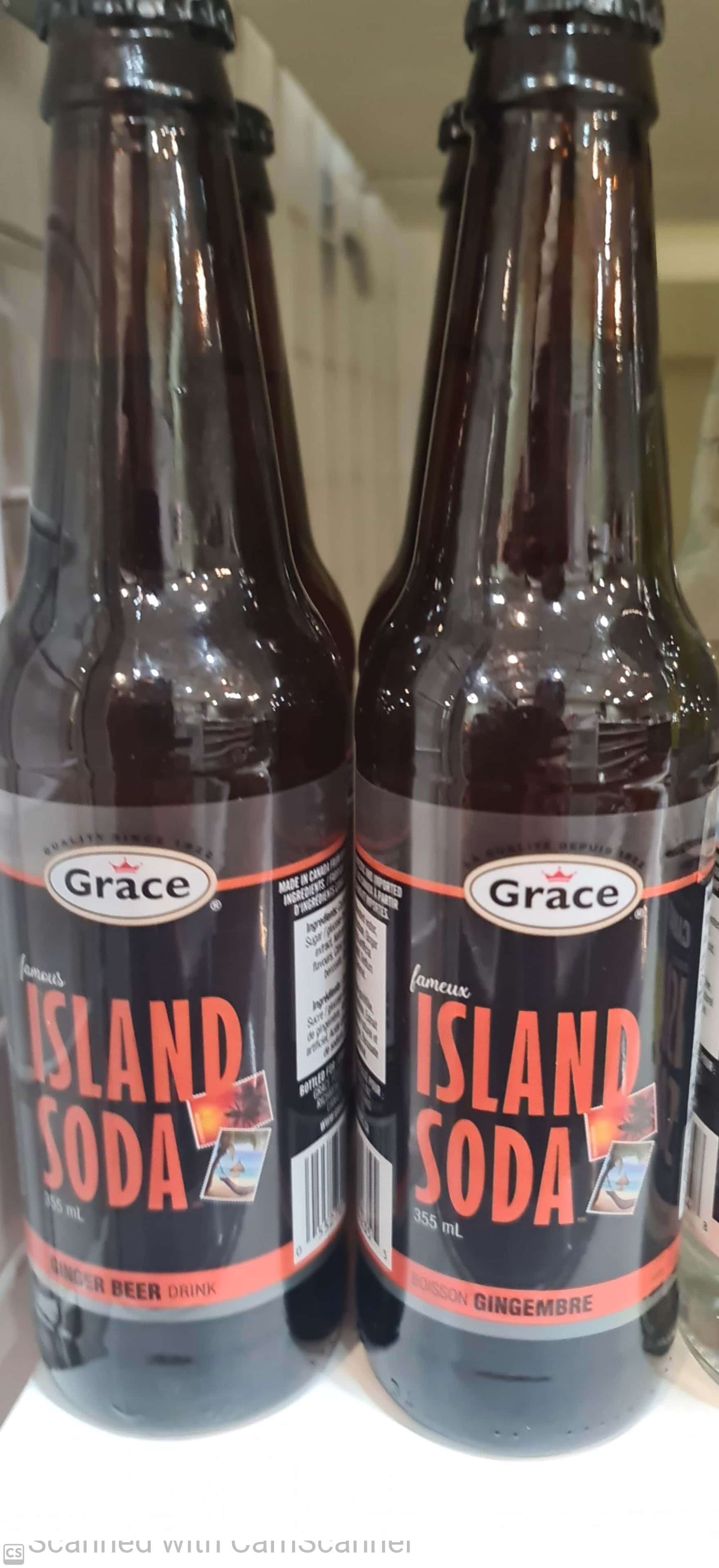 Grace Island soda Gingembre 355ml