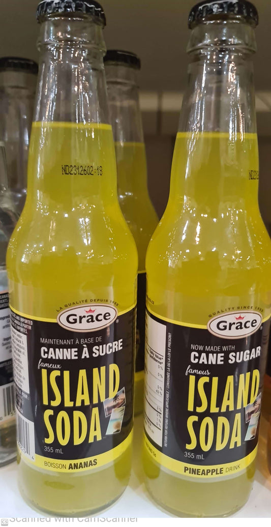 Grace Island soda Ananas 355ml