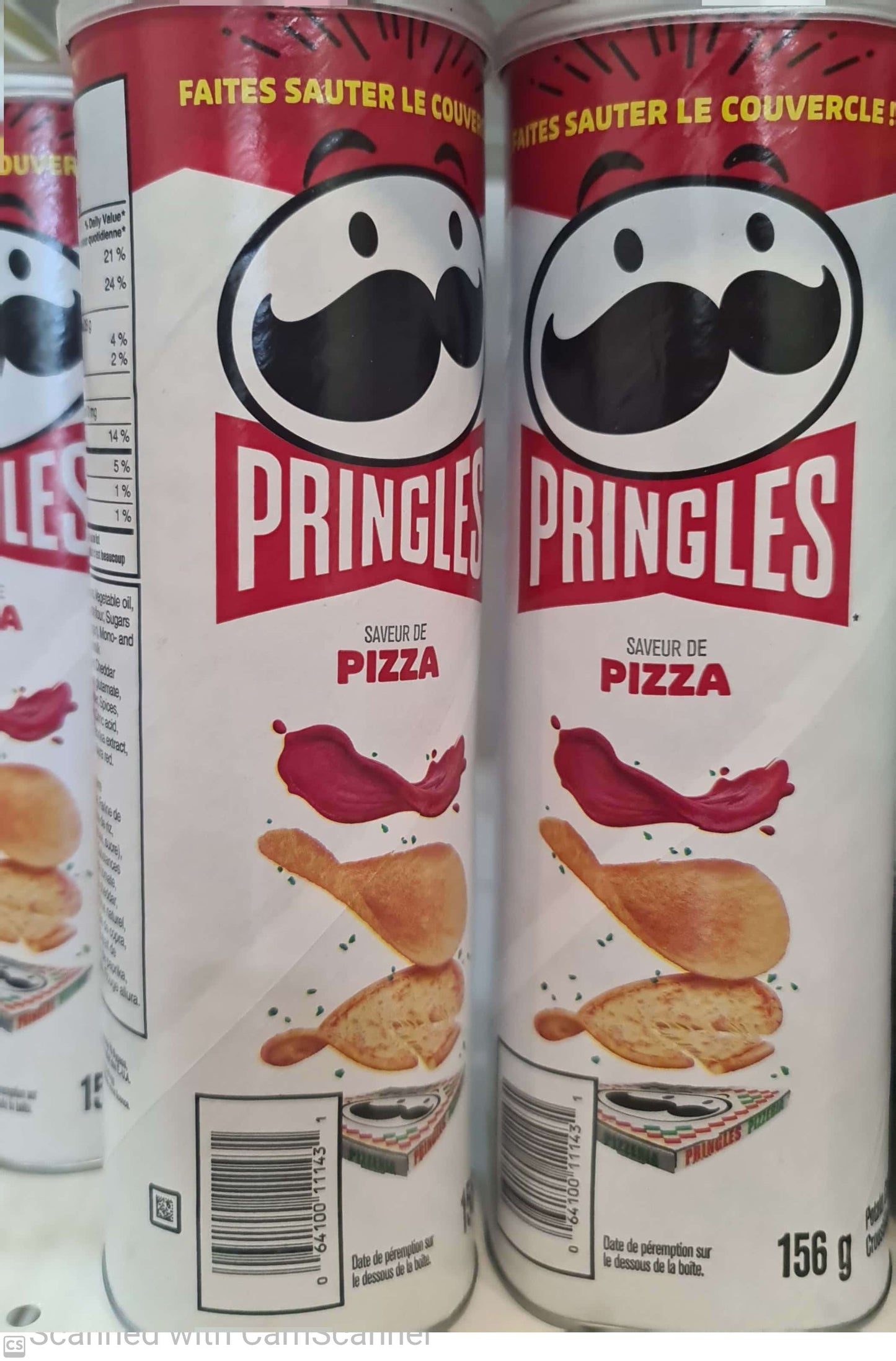 Pringles Pizza large can 156g