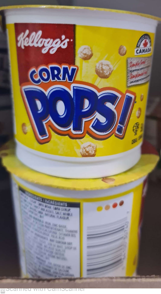 Kellogg corn pops cereal cup 50g