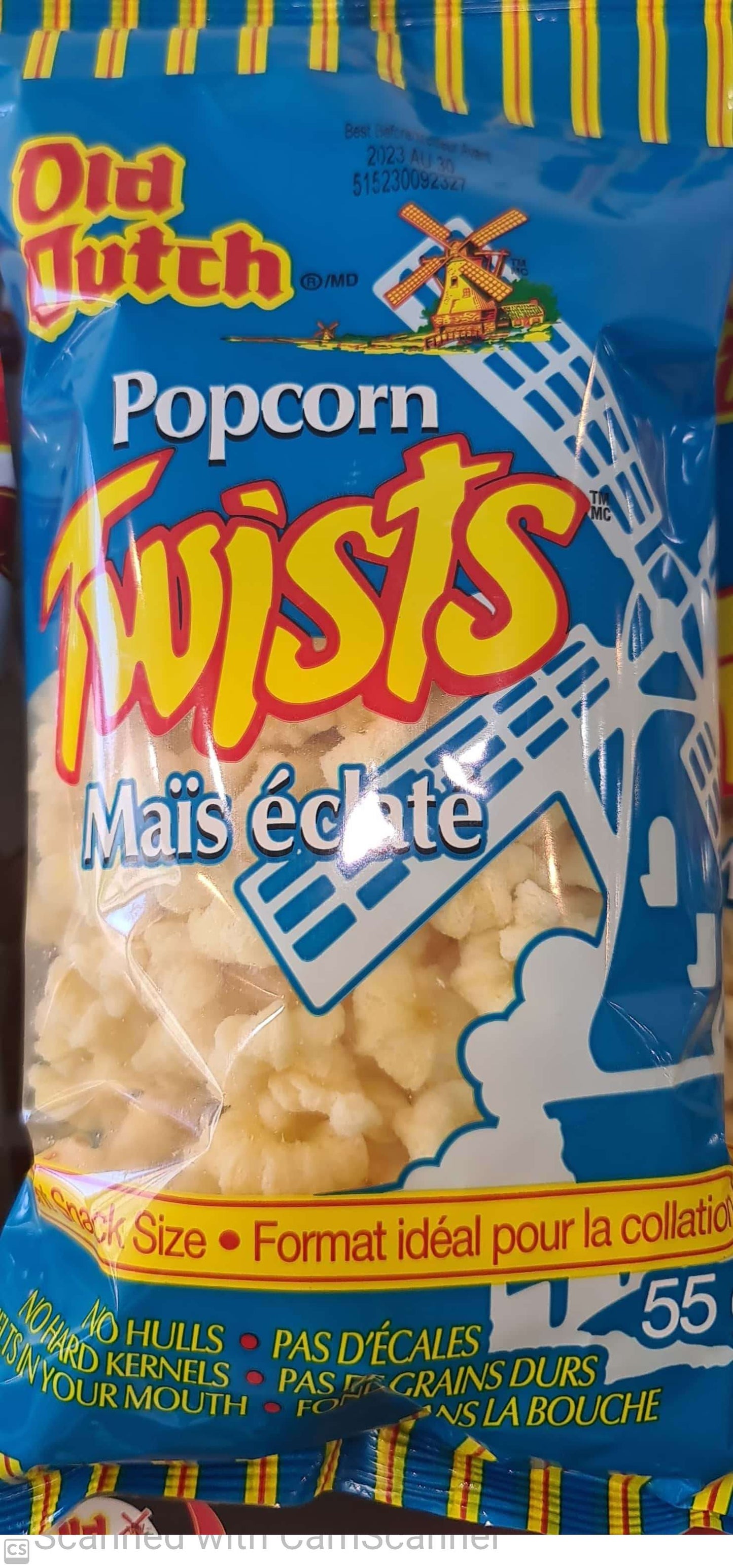 Old Dutch popcorn Twists 55g