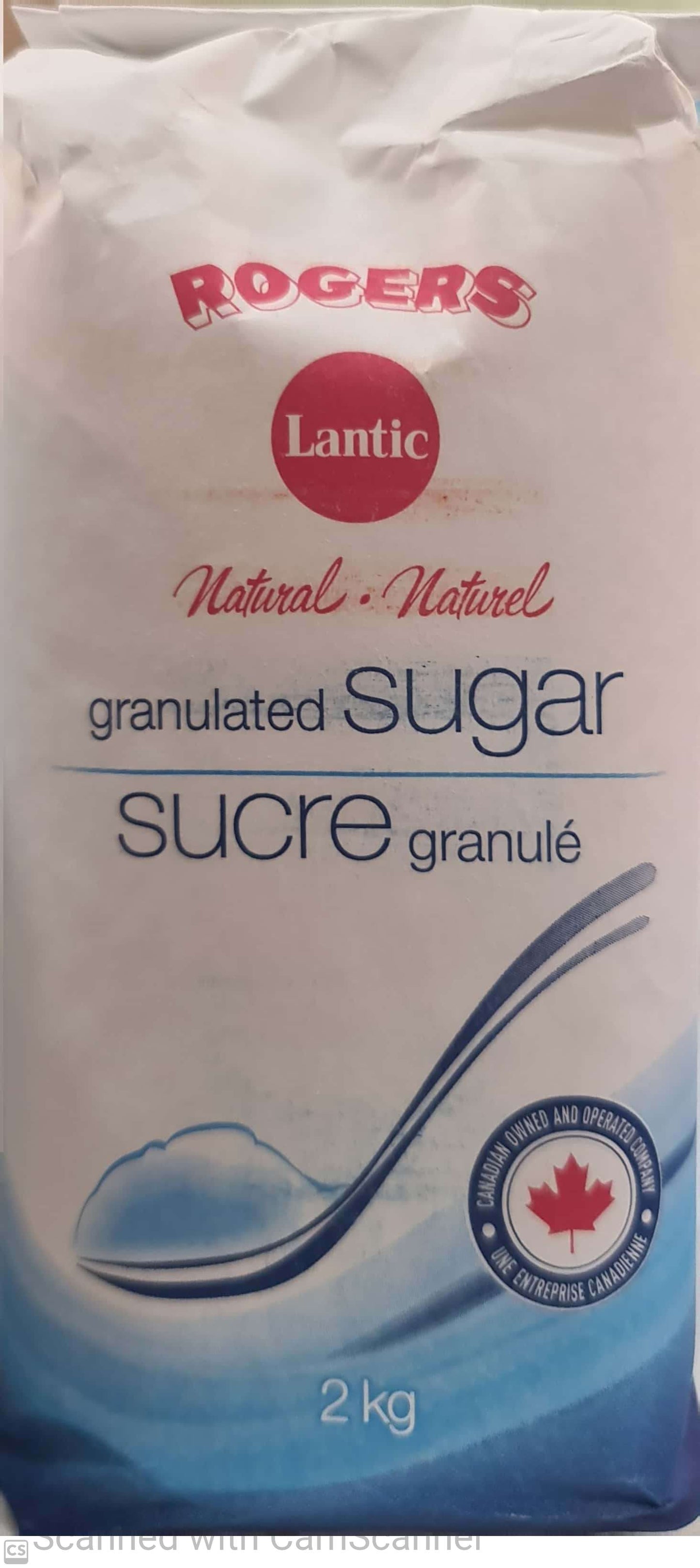Natural Granulated white sugar 2kg