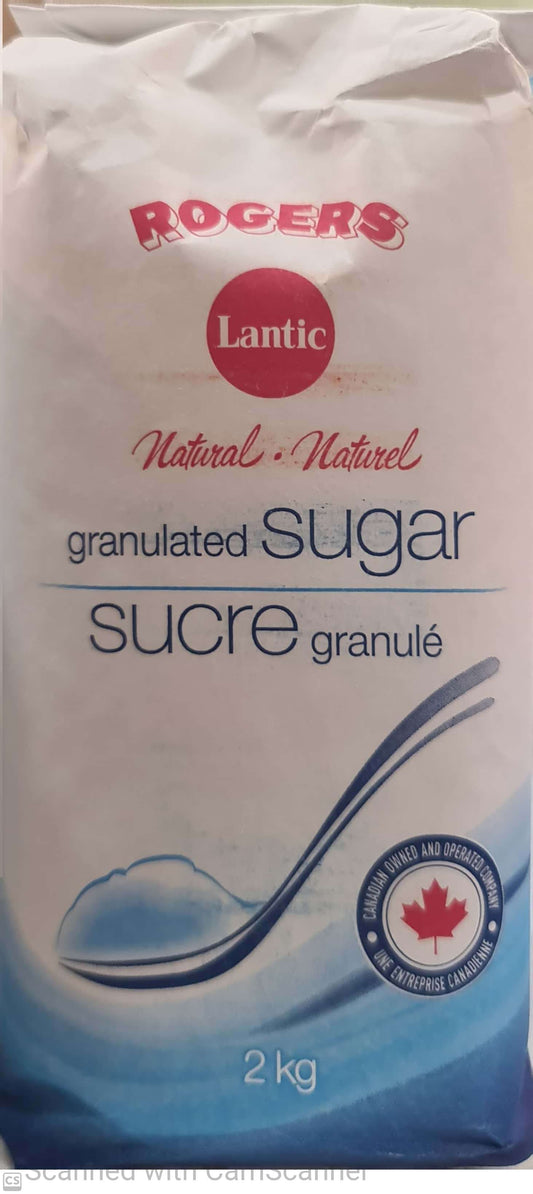 Natural Granulated white sugar 2kg