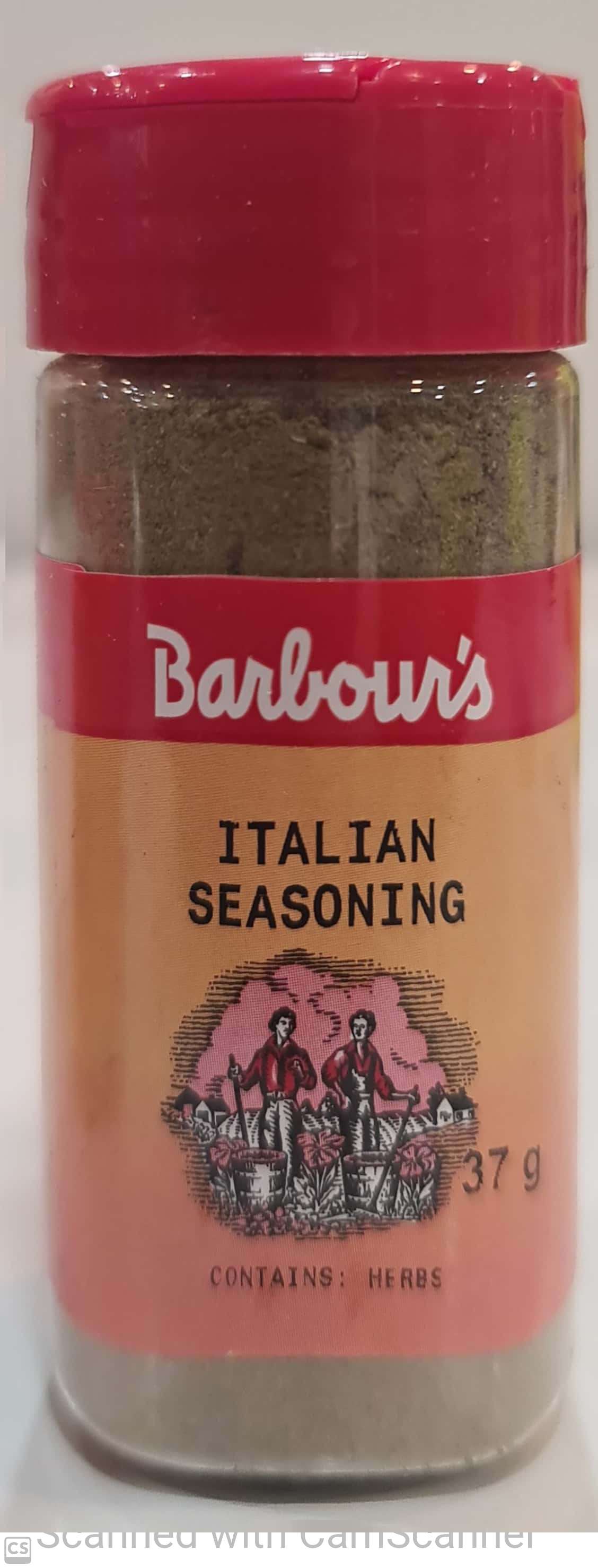 Barbour's Italian seasoning 37g