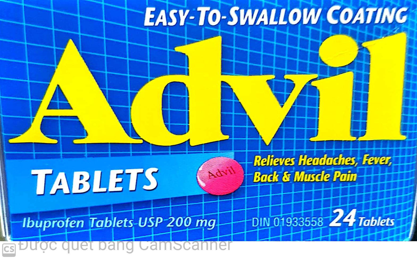 Advil tab (blue box) 24/box